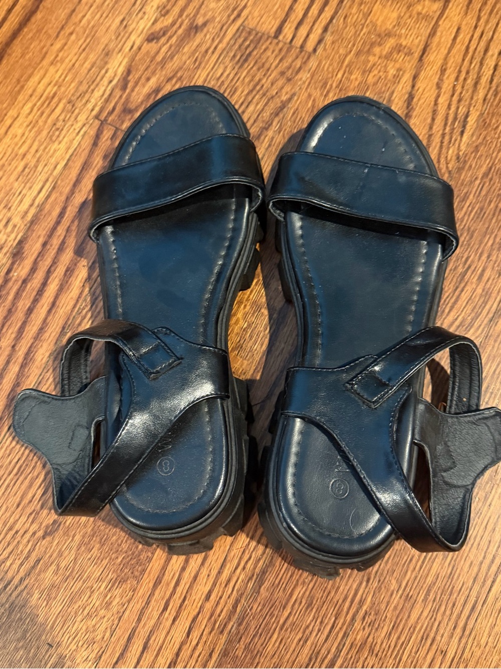Women's Black Platform  Sandals
